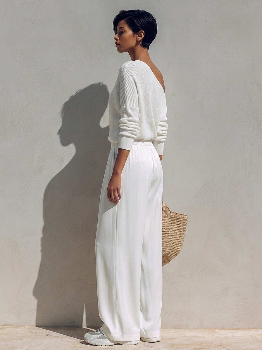 Women's Knit Asymmetric Set – House of Velari