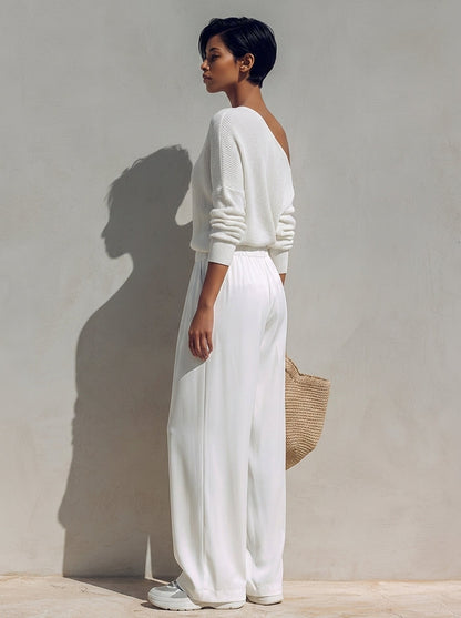 Women's Knit Asymmetric Set – House of Velari