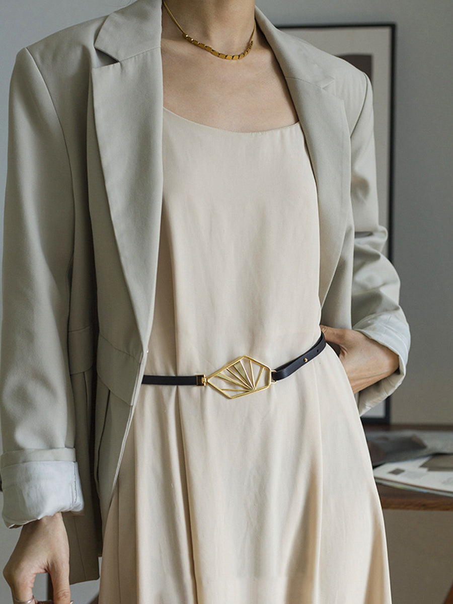 Women's Brown Leather Belt – House of Velari