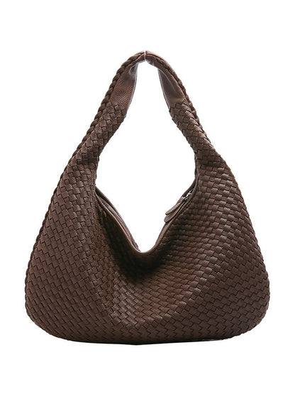 Women's Leather Woven Bag – House of Velari