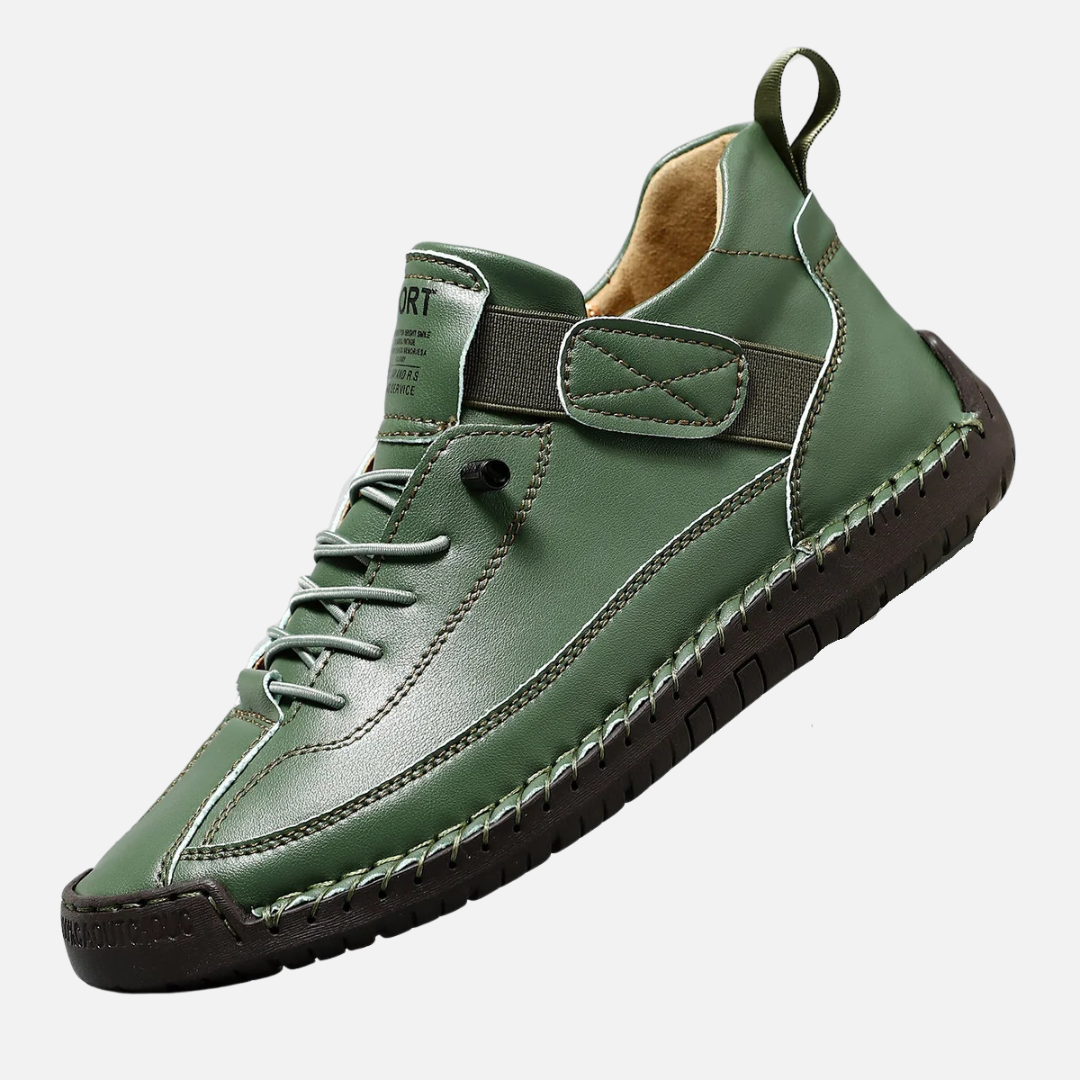 Women's Leather Ankle Walking Shoes – House of Velari