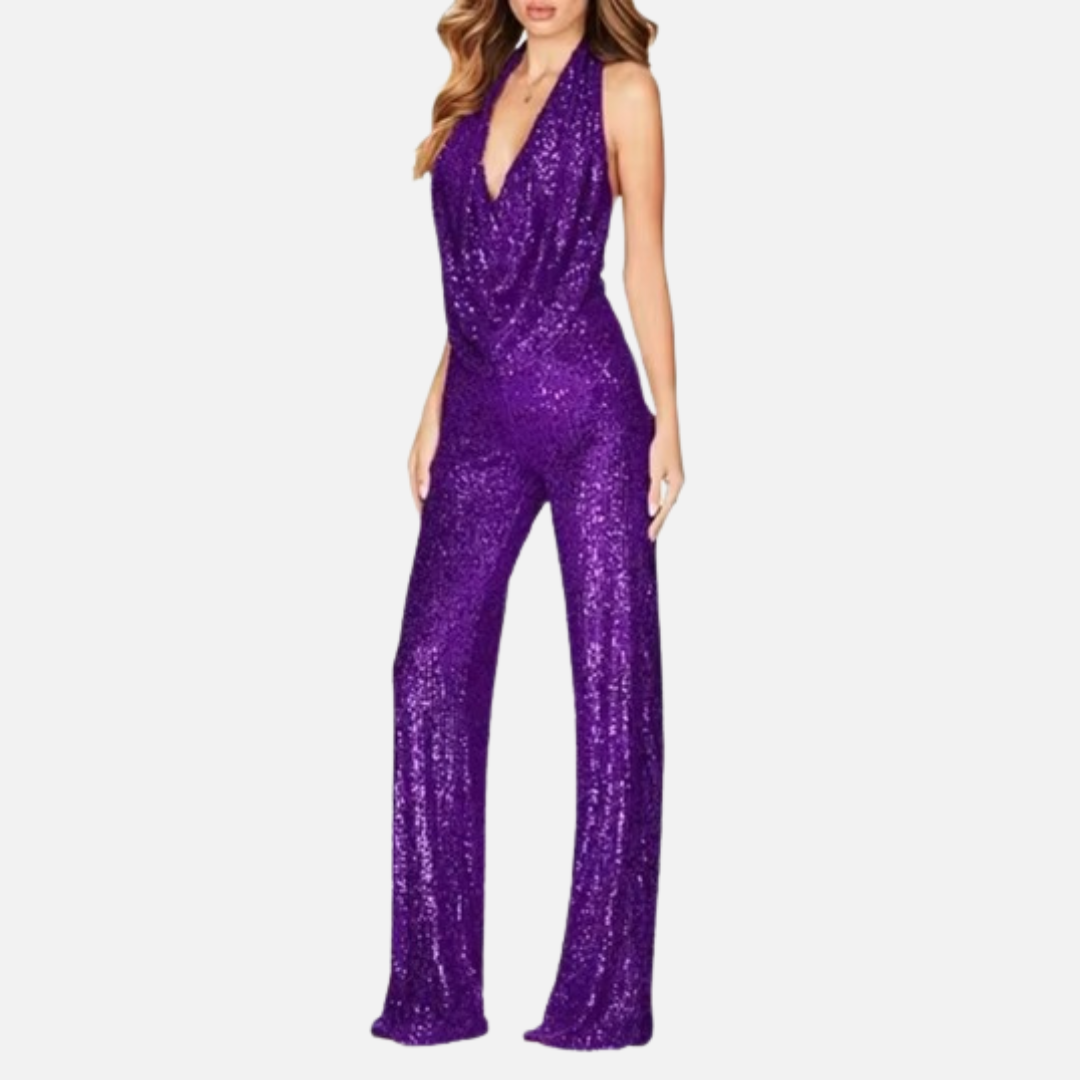 Women’s Sequin Party Jumpsuit – House of Velari
