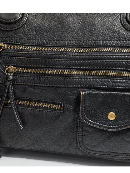 Women's Leather Distressed Multi Handbag – House of Velari