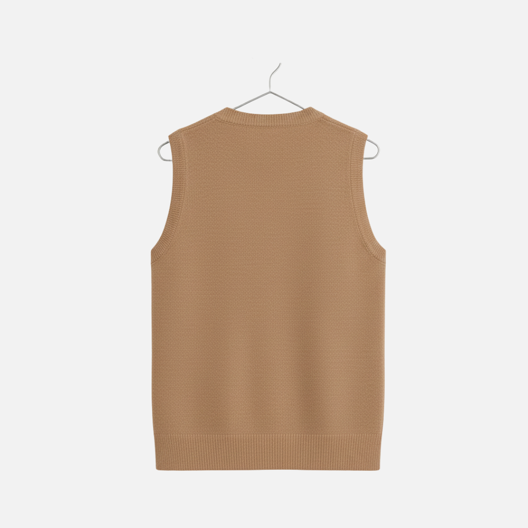 Men’s Classic Knit Button Up Vest – Cardigan – House of Velari