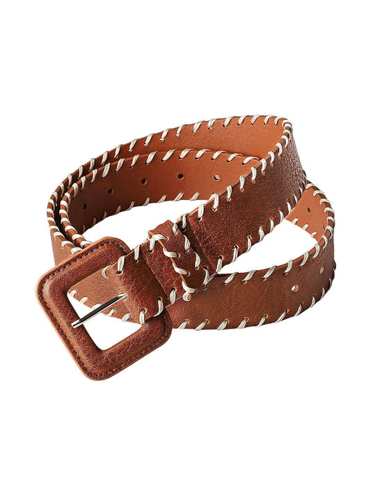 Women's Brown Leather Belt – House of Velari