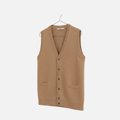 Men’s Classic Knit Button Up Vest – Cardigan – House of Velari
