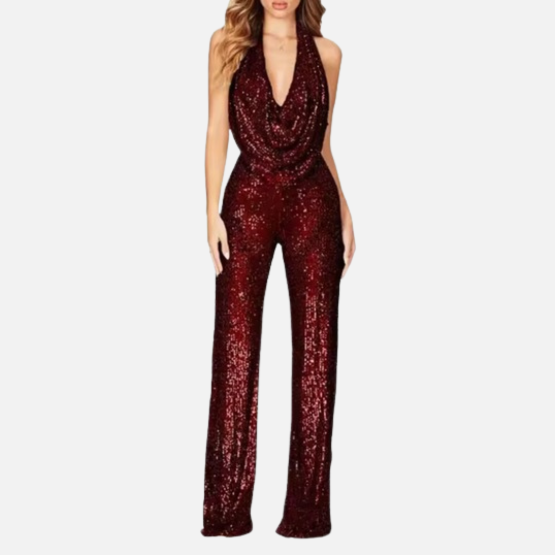 Women’s Sequin Party Jumpsuit – House of Velari
