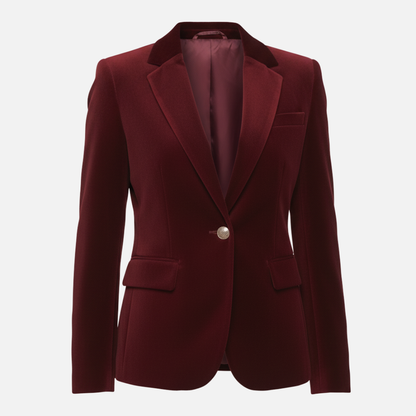 Women’s Velvet Blazer – Elegant Tailored Jacket – House of Velari
