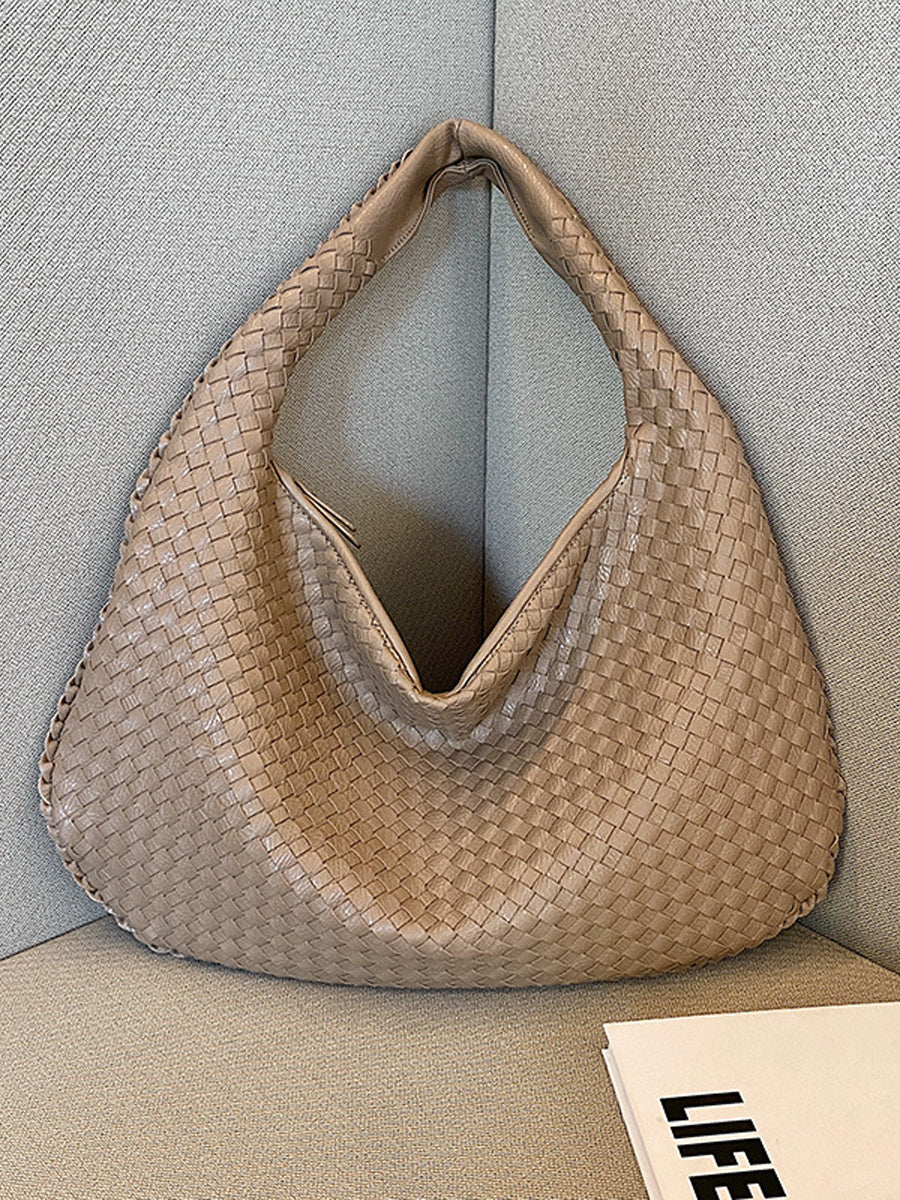 Women's Leather Woven Bag – House of Velari