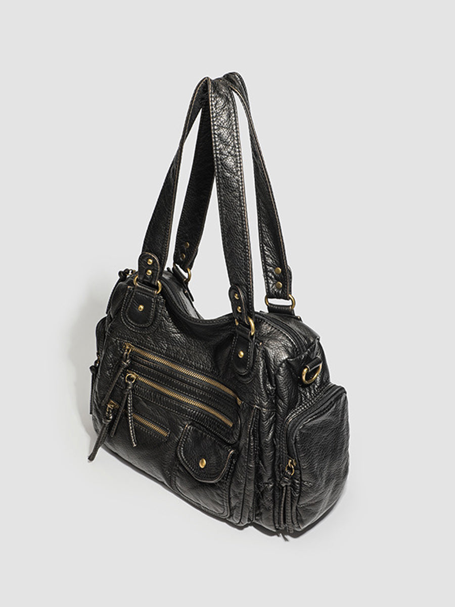 Women's Leather Distressed Multi Handbag – House of Velari