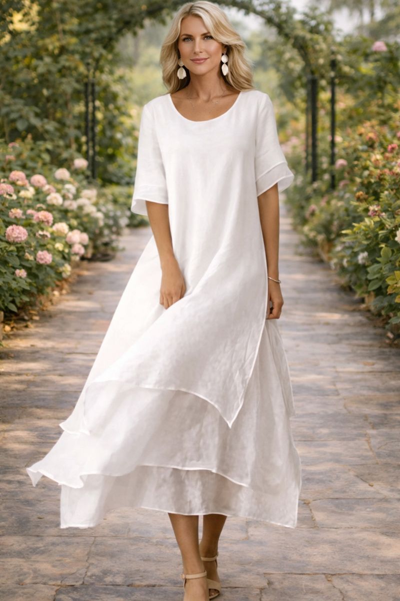 Women's Open Neckline Fluid Cut Dress – House of Velari