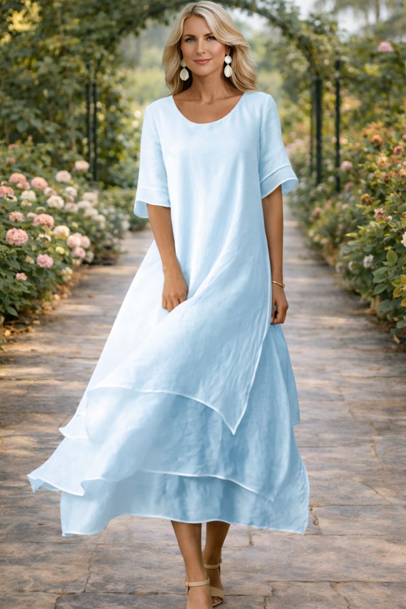 Women's Open Neckline Fluid Cut Dress – House of Velari