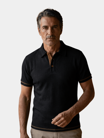 Men's Breathable Knit Polo Shirt – House of Velari