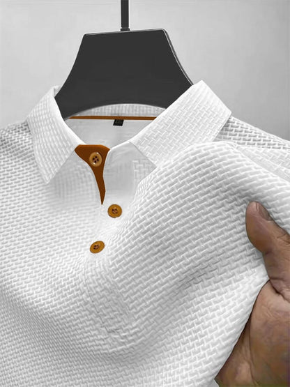 Men's Breathable Knit Polo Shirt – House of Velari