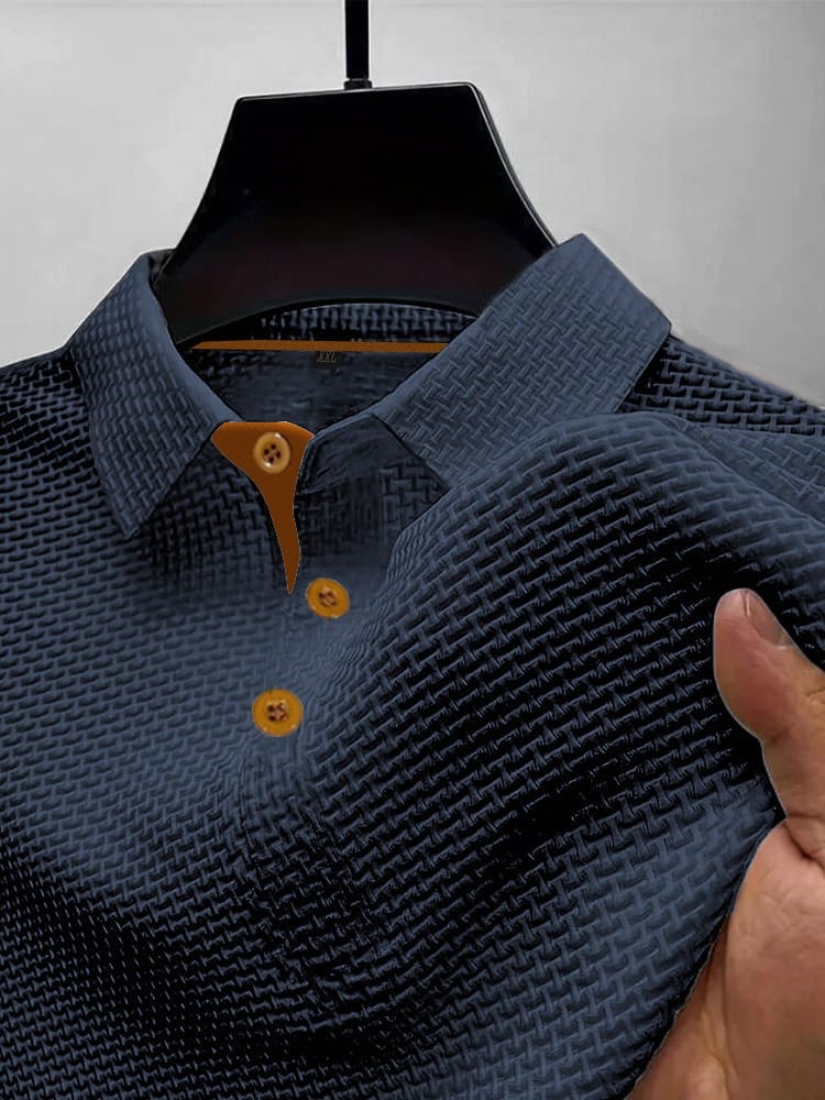 Men's Breathable Knit Polo Shirt – House of Velari