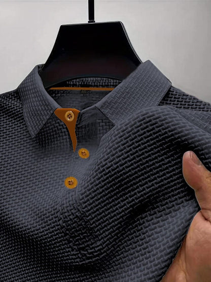 Men's Breathable Knit Polo Shirt – House of Velari
