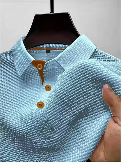 Men's Breathable Knit Polo Shirt – House of Velari