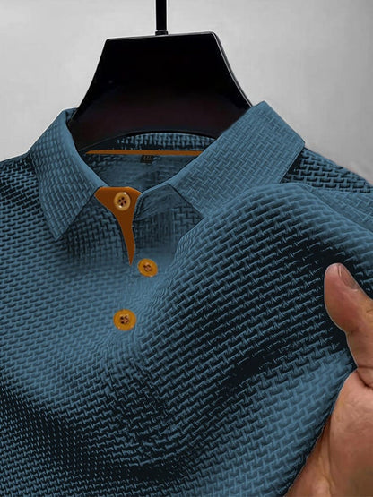 Men's Breathable Knit Polo Shirt – House of Velari