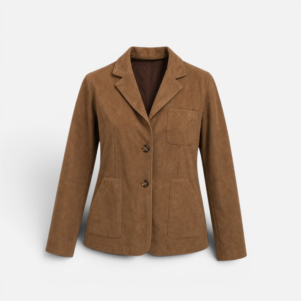 Women's Blazer Lapel Collar Button Placket – House of Velari