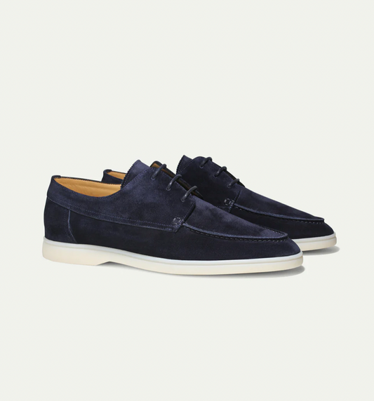 Men's Suede Lace Up Loafers Shoes – House of Velari