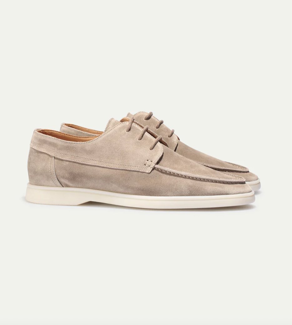 Men's Suede Lace-Up Loafer Shoes – House of Velari