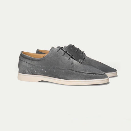 Men's Suede Lace-Up Loafer Shoes – House of Velari