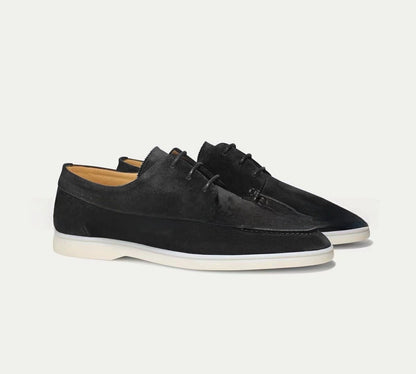 Men's Suede Lace-Up Loafer Shoes – House of Velari