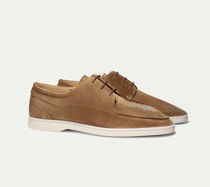 Men's Suede Lace-Up Loafer Shoes – House of Velari