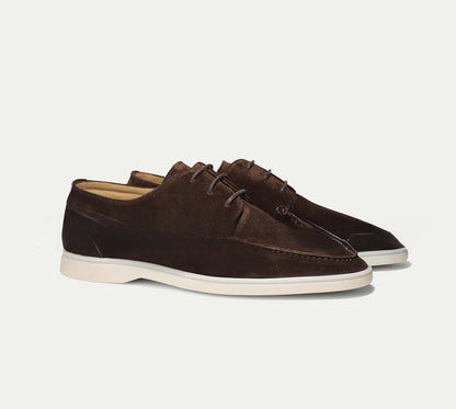 Men's Suede Lace-Up Loafer Shoes – House of Velari