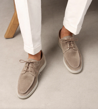 Men's Suede Lace-Up Loafer Shoes – House of Velari