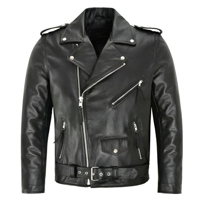 Men's Classic Leather Jacket – House of Velari