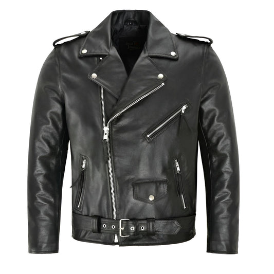 Men's Classic Leather Jacket – House of Velari