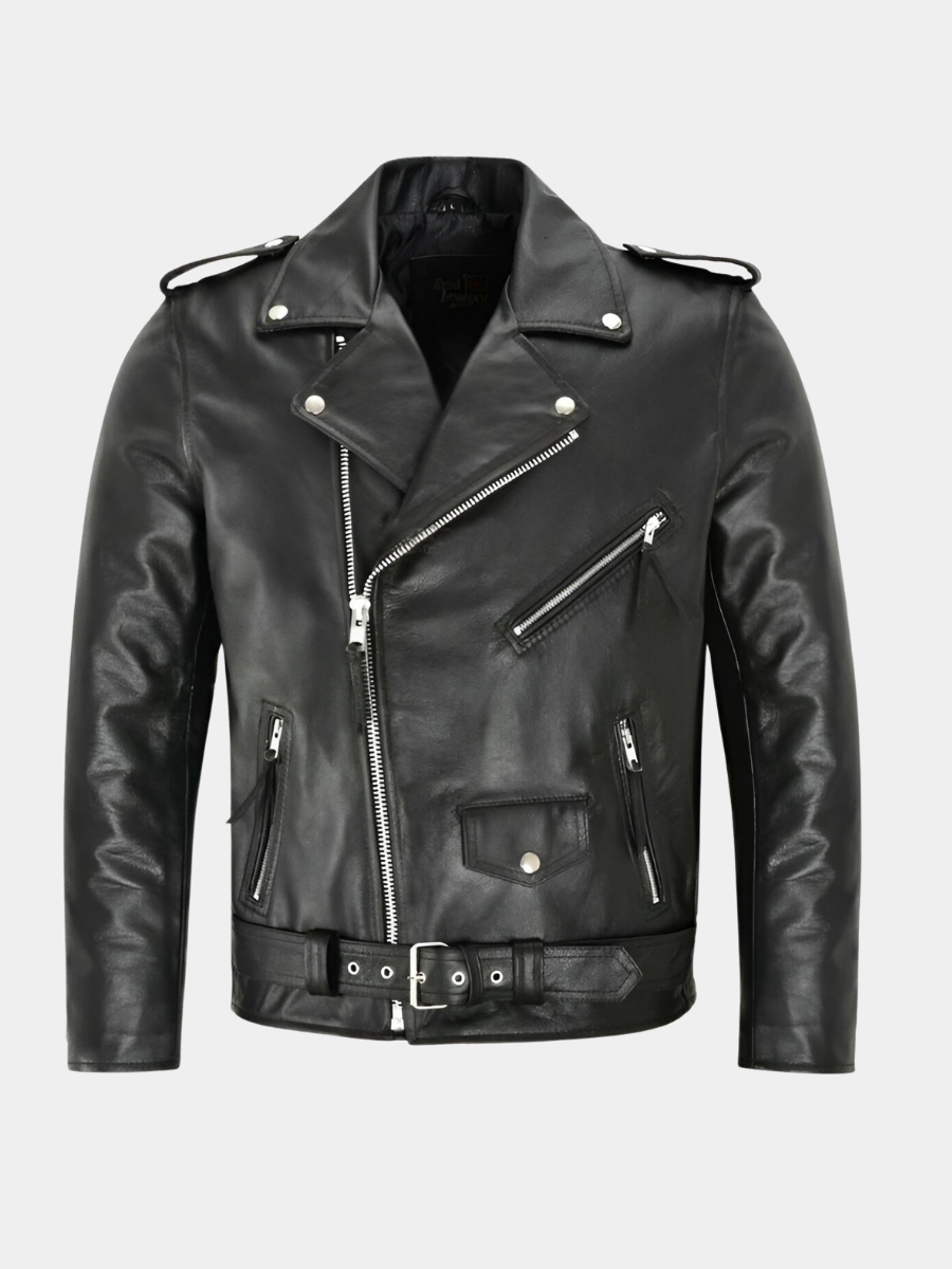 Men's Classic Leather Jacket – House of Velari