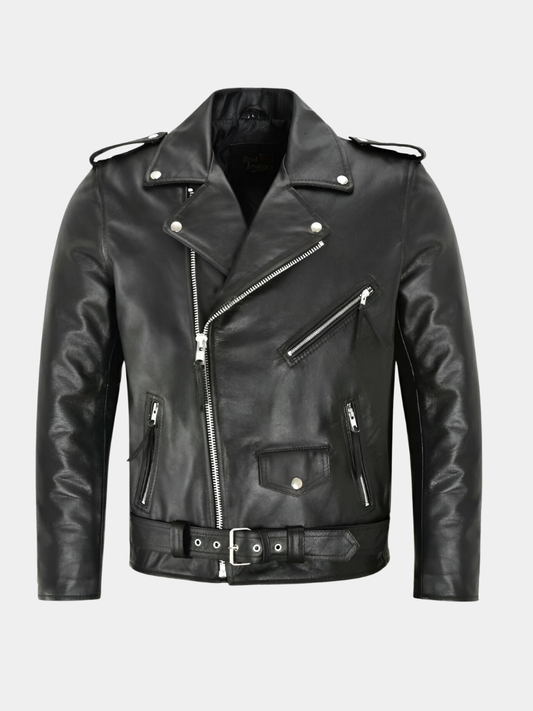 Men's Classic Leather Jacket – House of Velari