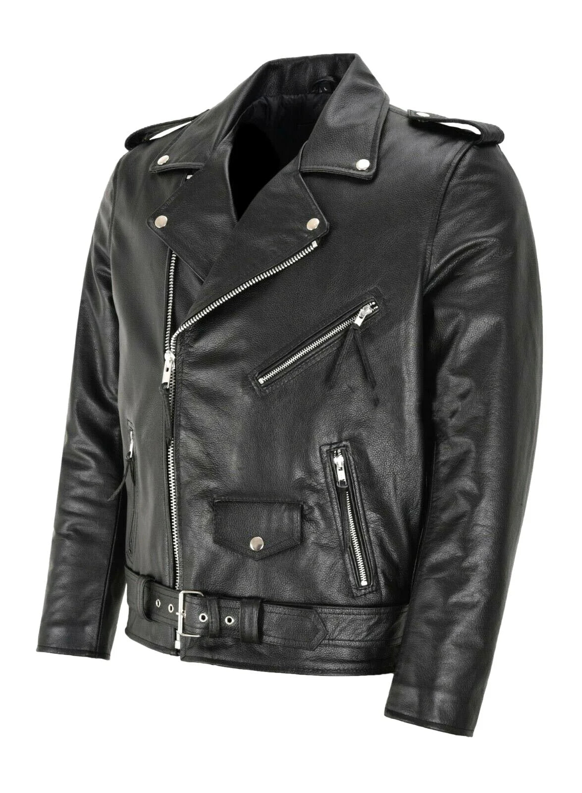 Men's Classic Leather Jacket – House of Velari
