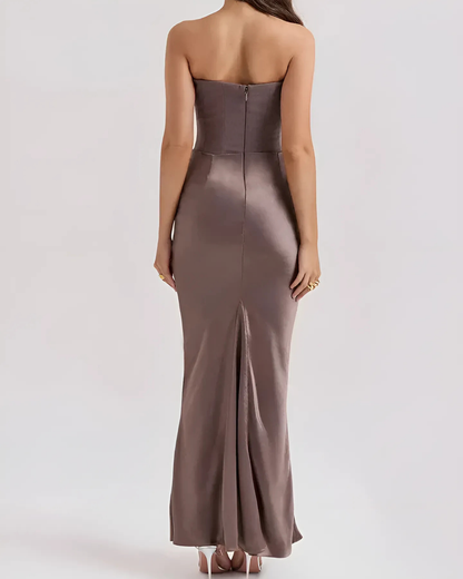 Women’s Wedding Guest Strapy Maxi Dress – House of Velari