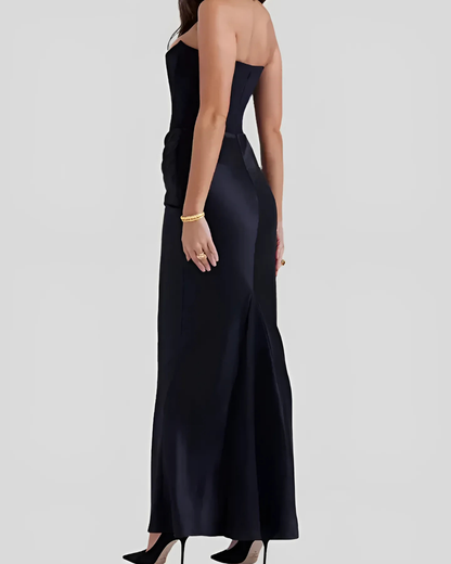 Women’s Wedding Guest Strapy Maxi Dress – House of Velari