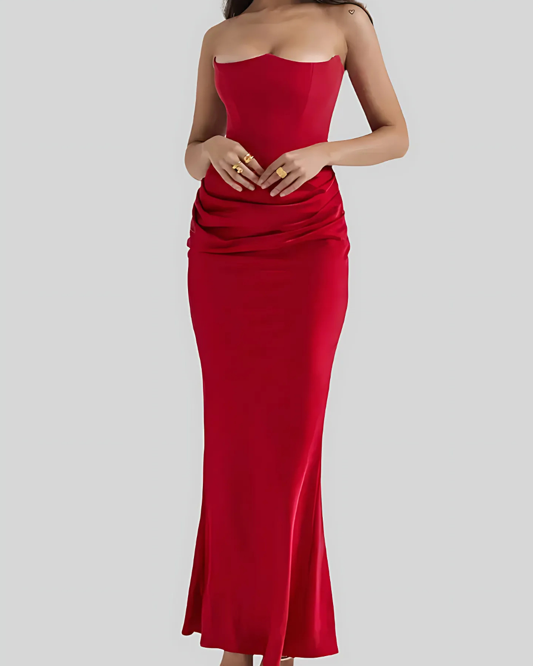 Women’s Wedding Guest Strapy Maxi Dress – House of Velari