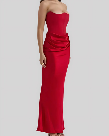 Women’s Wedding Guest Strapy Maxi Dress – House of Velari