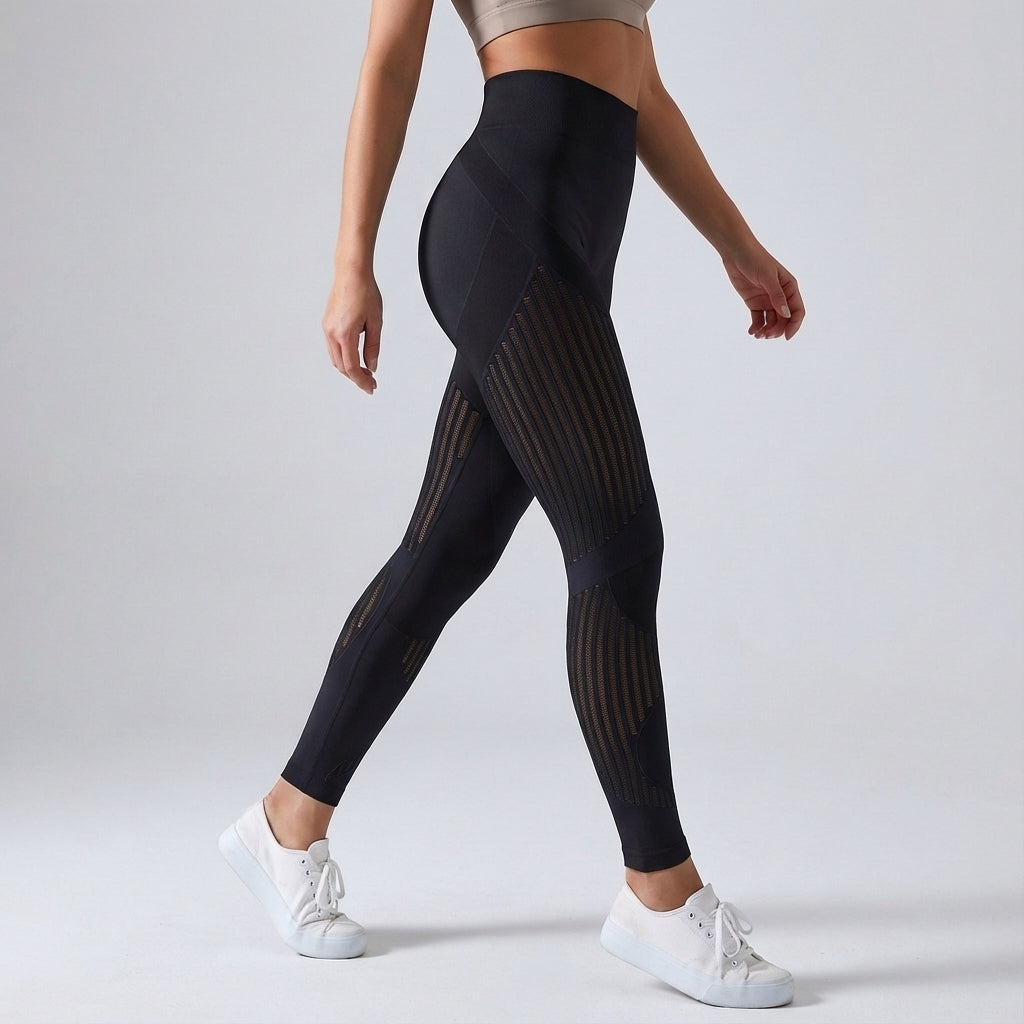 Women's Seamless Ribbed Compression Leggings – House of Velari