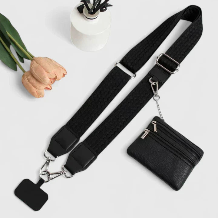 Women's Crossbody Phone Bag with Zip Pouch – House of Velari
