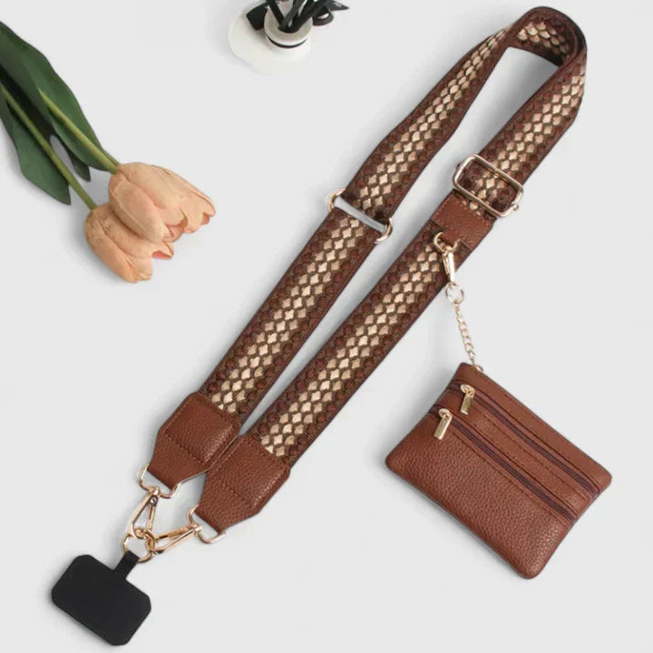 Women's Crossbody Phone Bag with Zip Pouch – House of Velari