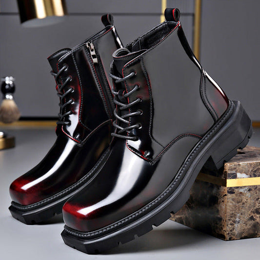 Women's Leather Ankle Boots Support Lug Sole – House of Velari