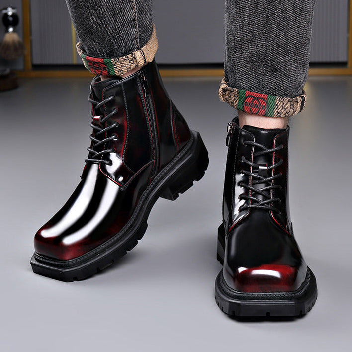 Women's Leather Ankle Boots Support Lug Sole – House of Velari
