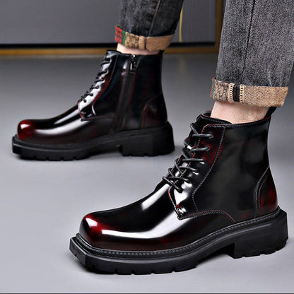 Women's Leather Ankle Boots Support Lug Sole – House of Velari