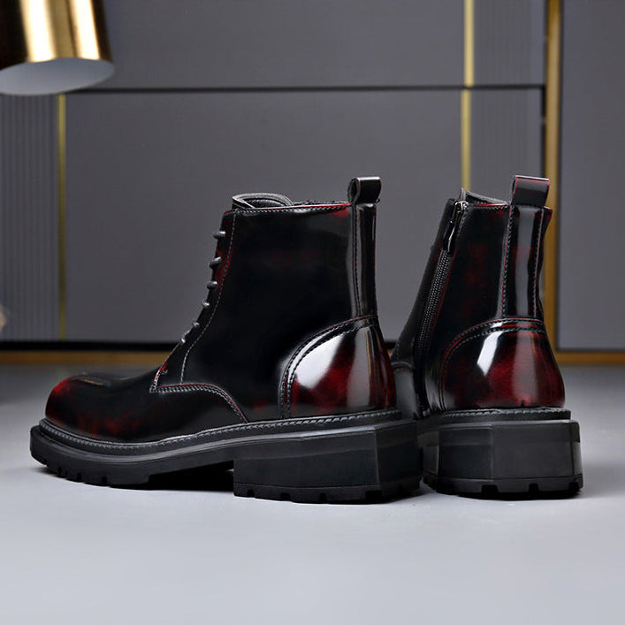 Women's Leather Ankle Boots Support Lug Sole – House of Velari