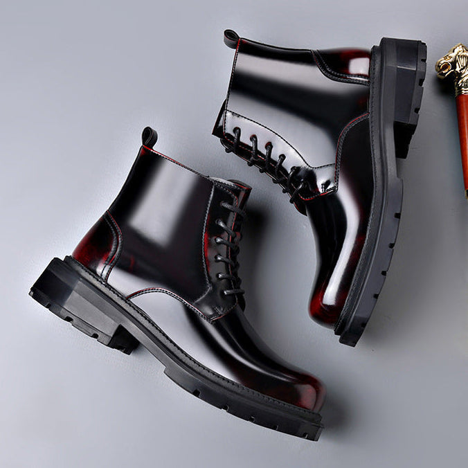 Women's Leather Ankle Boots Support Lug Sole – House of Velari