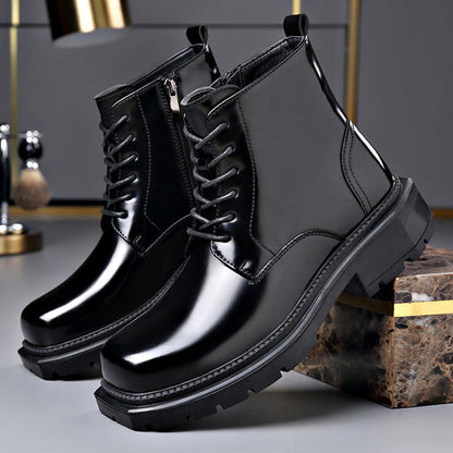 Women's Leather Ankle Boots Support Lug Sole – House of Velari