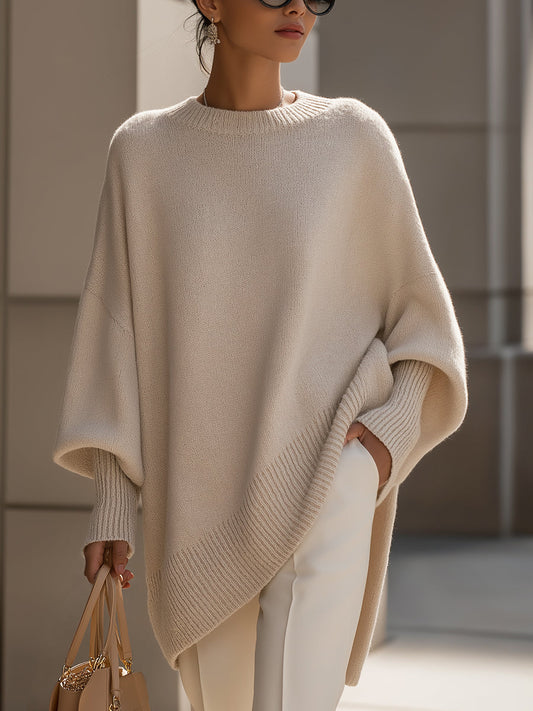 Women's Knit Poncho Oversized Relaxed Fit – House of Velari
