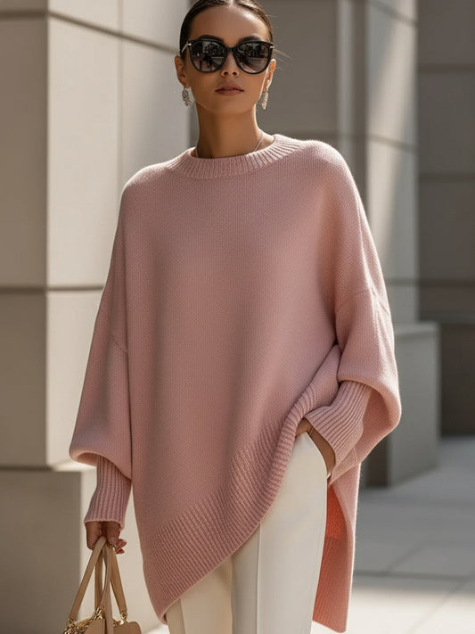 Women's Knit Poncho Oversized Relaxed Fit – House of Velari